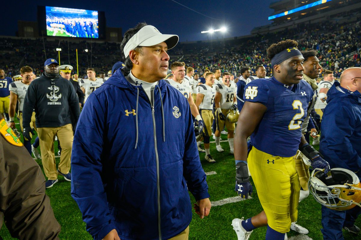 NCAA Football: Navy at Notre Dame