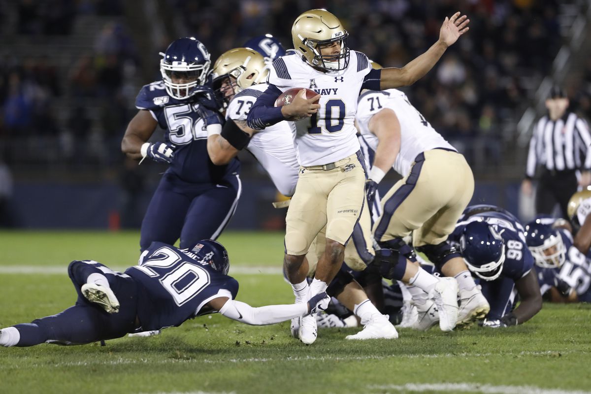 NCAA Football: Navy at Connecticut