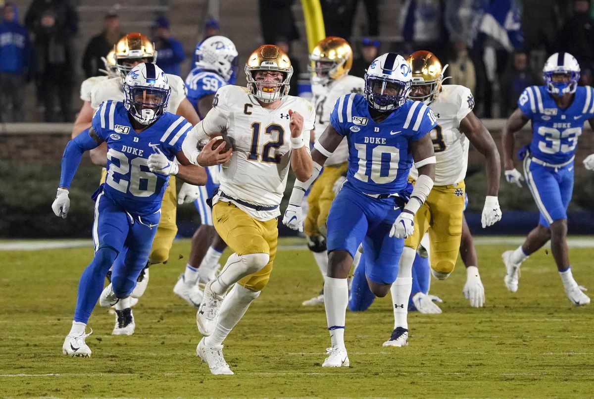 NCAA Football: Notre Dame at Duke