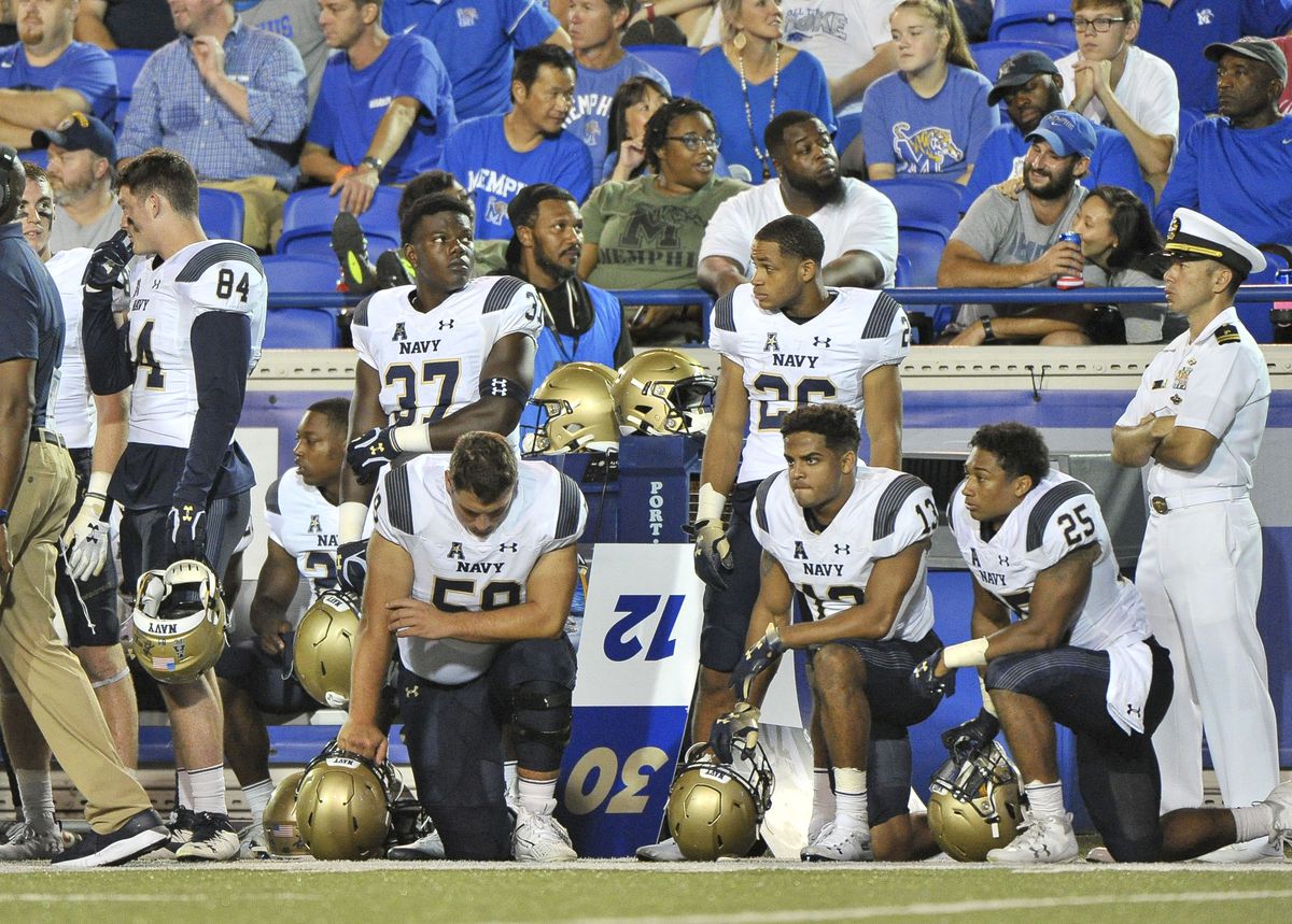 NCAA Football: Navy at Memphis