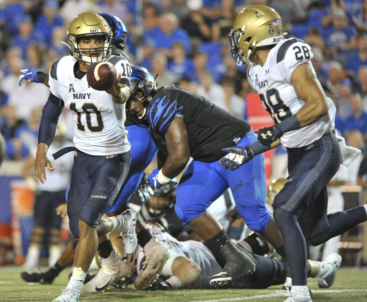 NCAA Football: Navy at Memphis