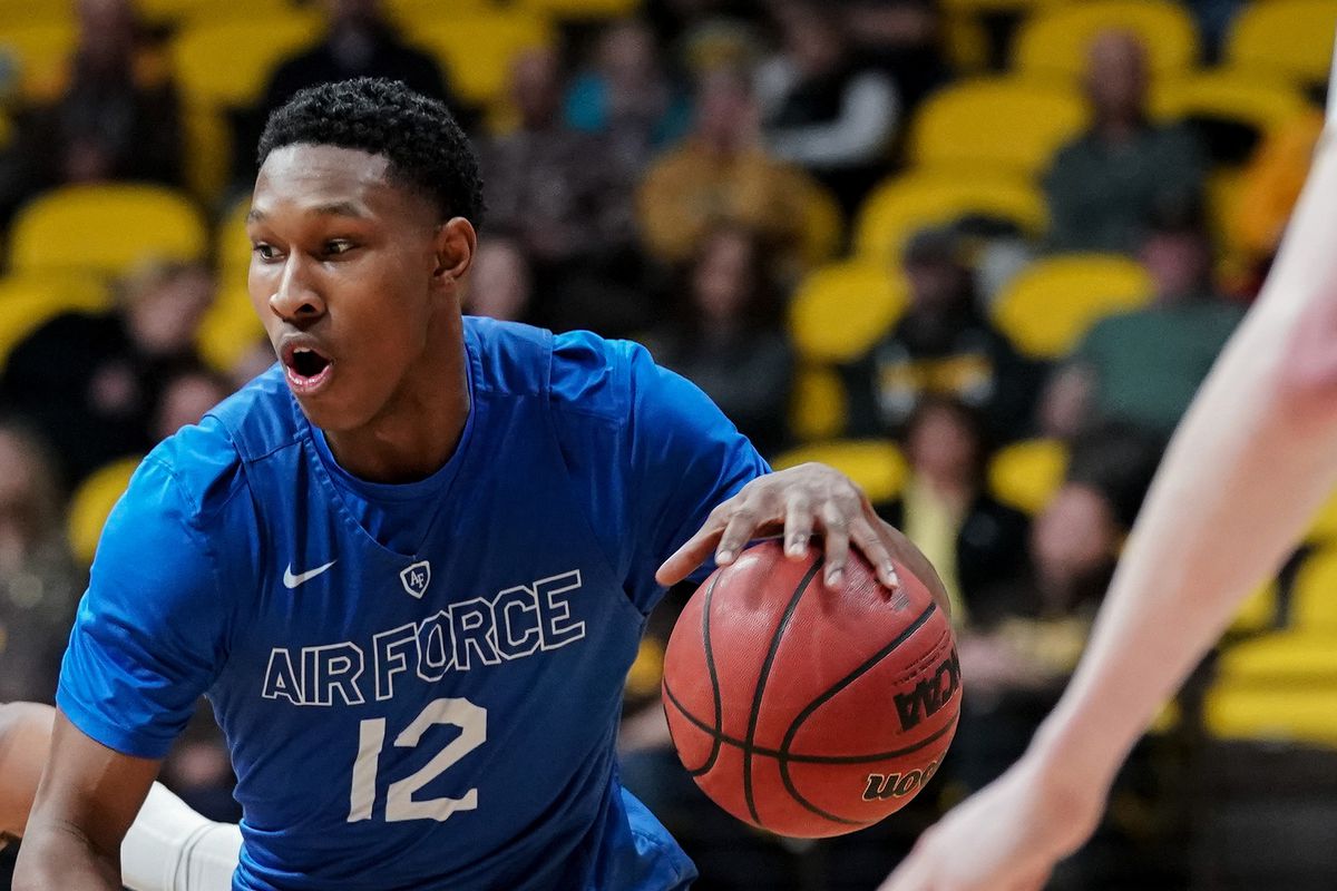 NCAA Basketball: Air Force at Wyoming
