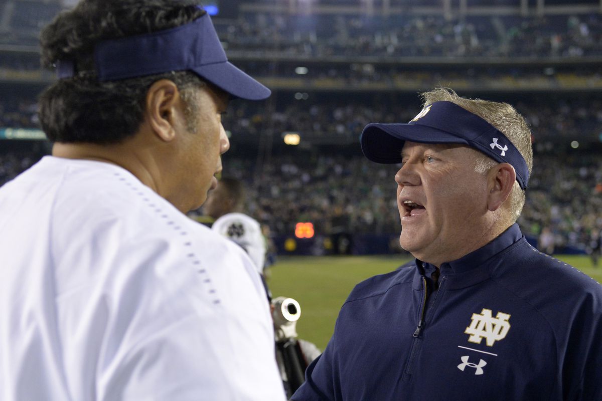 NCAA Football: Navy vs Notre Dame